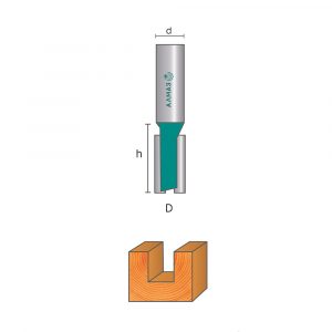 1003 Фреза пазовая прямая