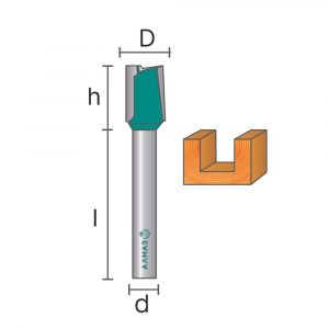 1007 Rapira Фреза пазовая прямая