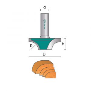1009 Фреза пазовая фасонная