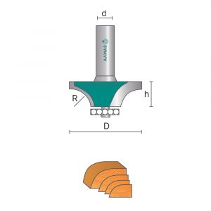 1017 Фреза кромочная калёвочная