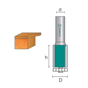 1020 Фреза кромочная прямая