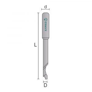 10s1 Фреза по алюминию