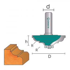 2003 Фреза кромочная калёвочная