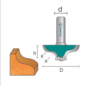 2005 Фреза кромочная калёвочная