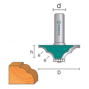 2009 Фреза кромочная калёвочная