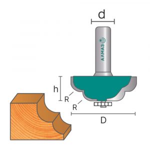 2010 Фреза кромочная калёвочная