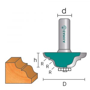 2013 Фреза кромочная калёвочная