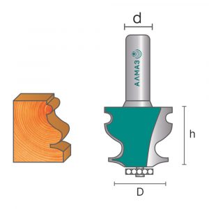 2034 Фреза кромочная фигурная