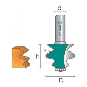 2037 Фреза кромочная фигурная