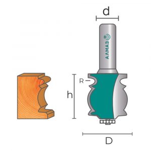 2038 Фреза кромочная фигурная