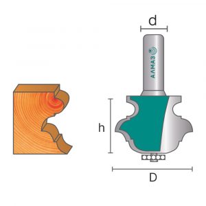 2040 Фреза кромочная мультипрофильная