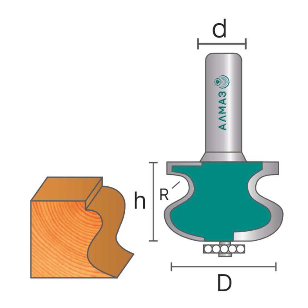 2044 Фреза профильная