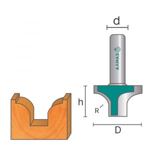 2057 Фреза пазовая фасонная