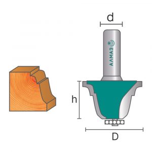 2201 Фреза кромочная фигурная