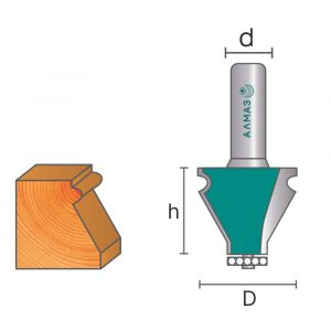 2207 Фреза кромочная фигурная
