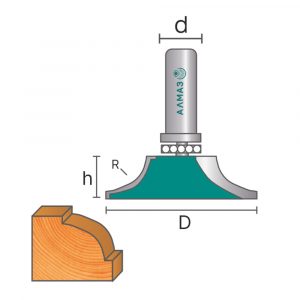 2307 Фреза кромочная калёвочная