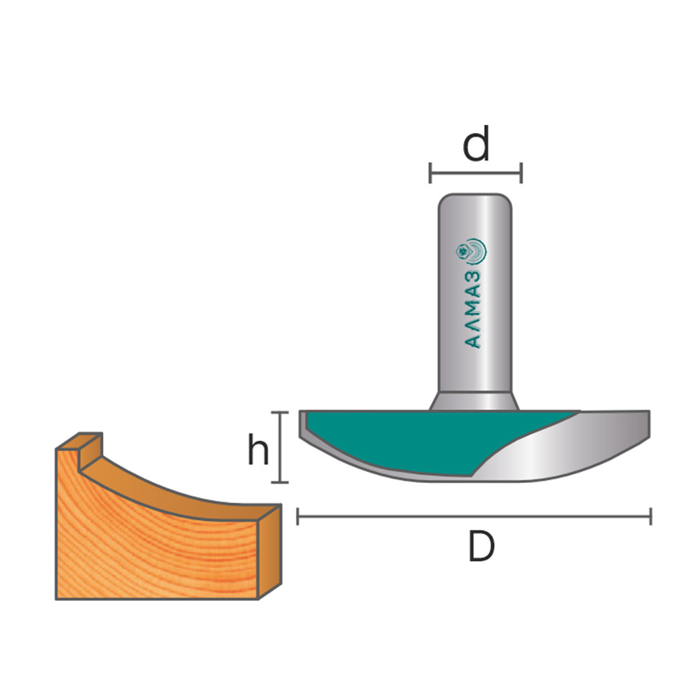 2405 Фреза пазовая фасонная C13
