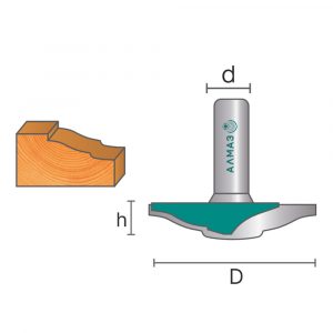 2416 Фреза пазовая фасонная
