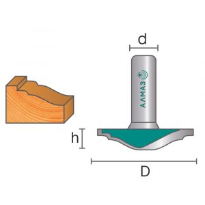 2433 Фреза пазовая фасонная