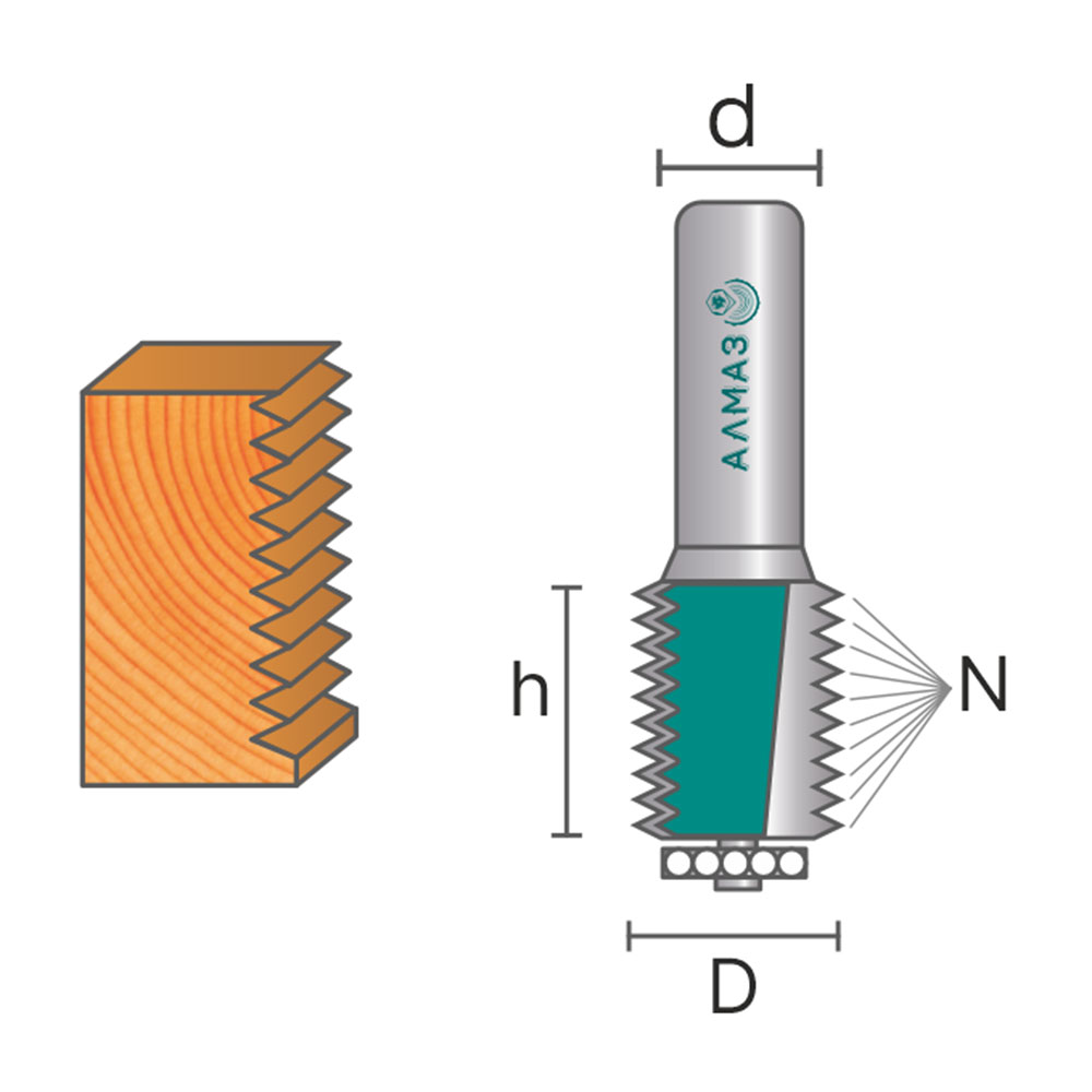 2500 Фреза микрошип №6