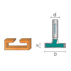 2511 Фреза конструкционная Т-обра.