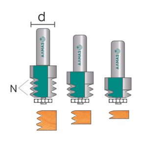 2601 Фреза микрошип №1