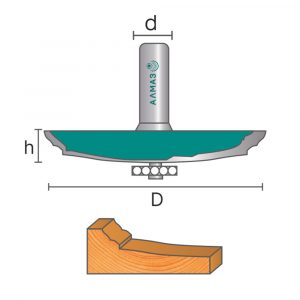 3002 Фреза фигирейная горизонтальная