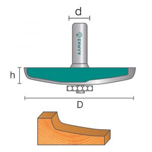 3005 Фреза фигирейная горизонтальная