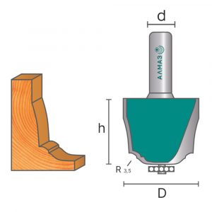 3012 Фреза фигирейная вертикальная