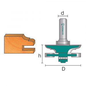 3502 Фреза комбинированная рамочная