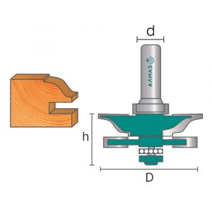 3504 Фреза комбинированная рамочная