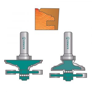 3512 set Набор рамочных фрез